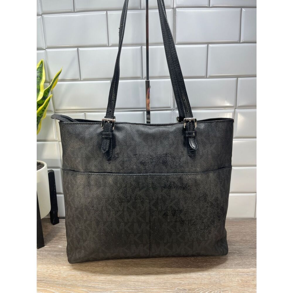 7377 Michael Kors black jet set tote bag 257557377 - Picture 2 of 14